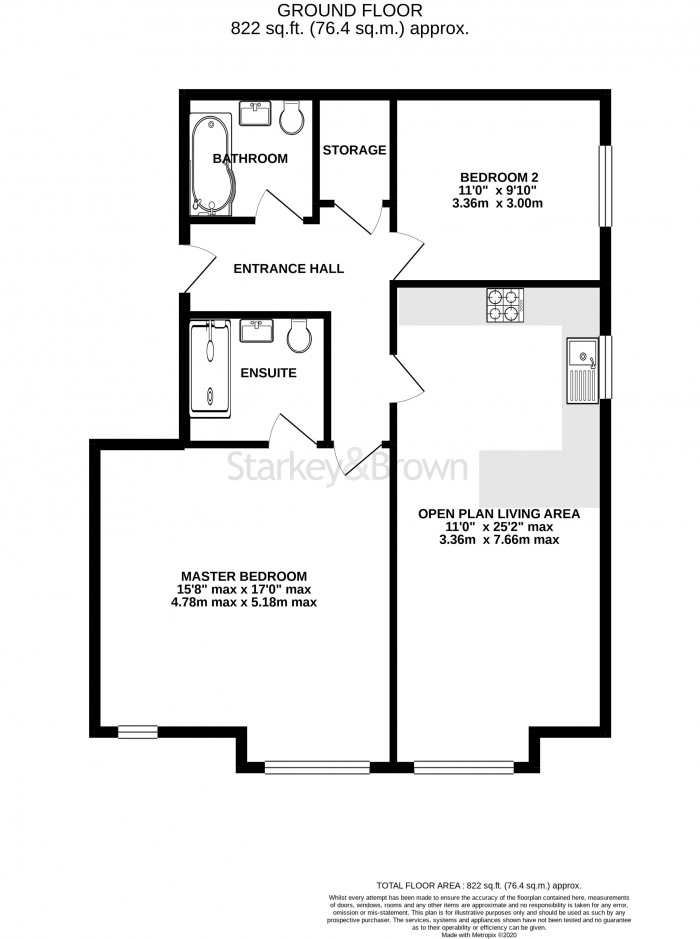 Floorplan for Canwick Villa, South Park, Lincoln