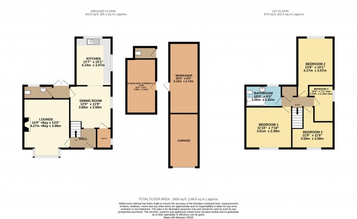 Floorplan for Wragby Road, North Greetwell, Lincoln