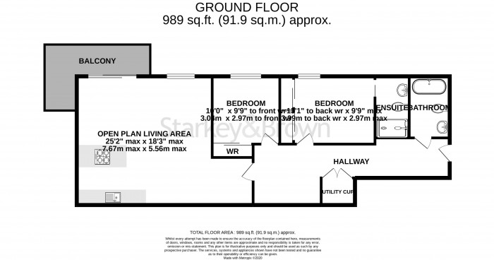 Floorplan for Brayford Street, Lincoln