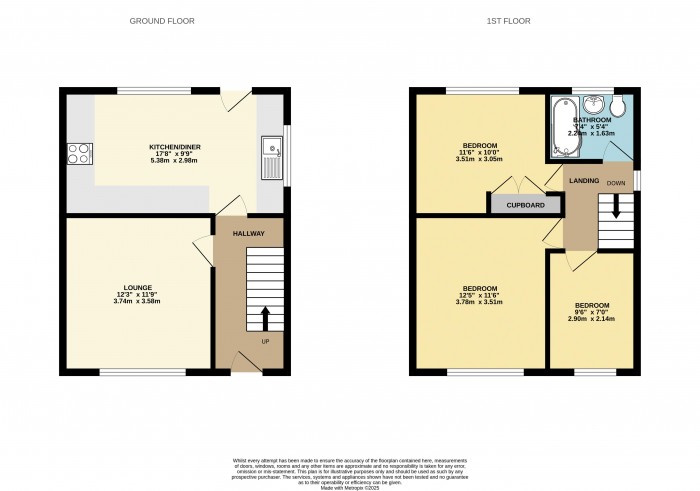 Floorplan for Boynton Crescent, Winterton