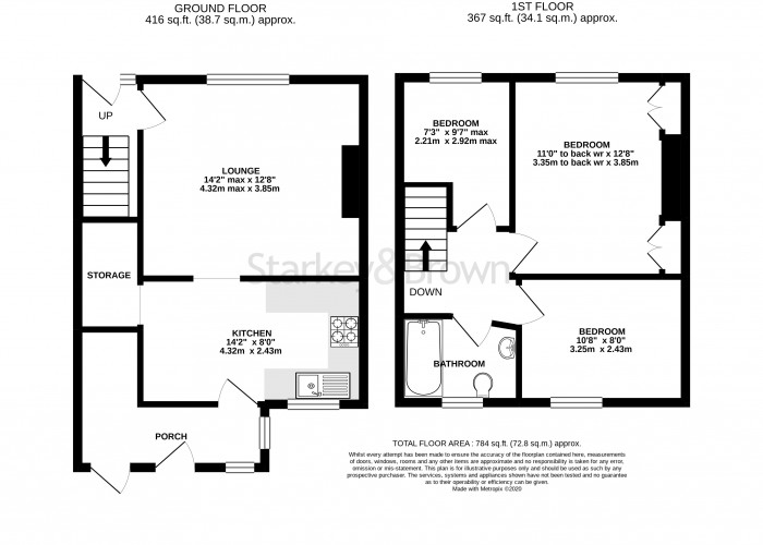 Floorplan for Station Road, Grasby