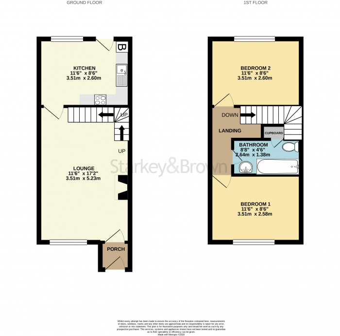 Floorplan for Merryweather Court, Bottesford
