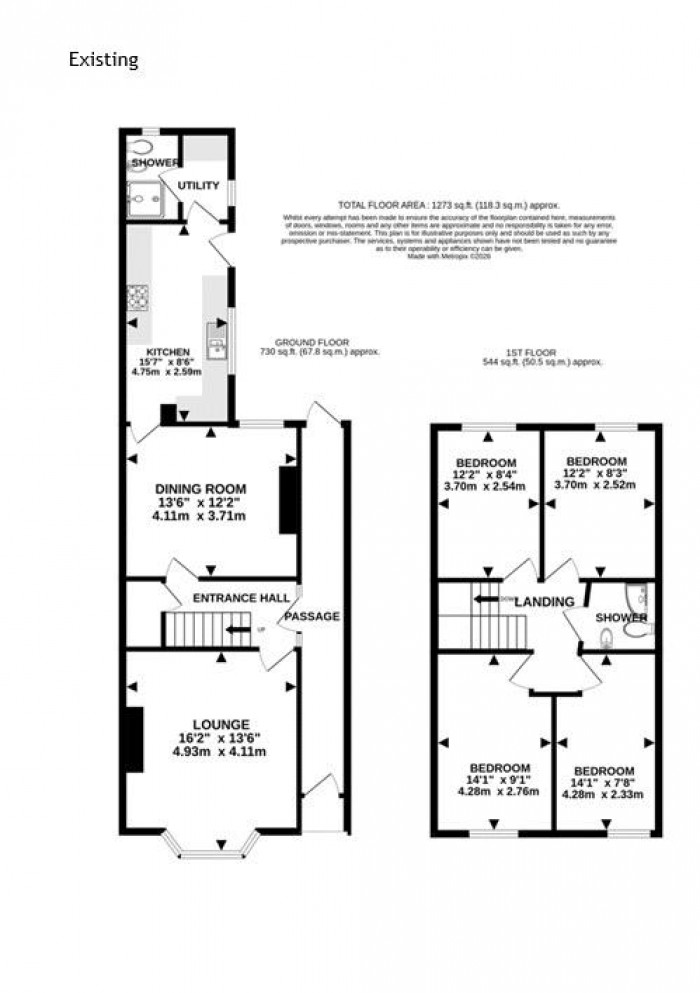 Floorplan for West Parade, Lincoln