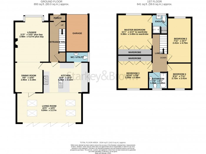 Floorplan for Bakewell Mews, North Hykeham, Lincoln