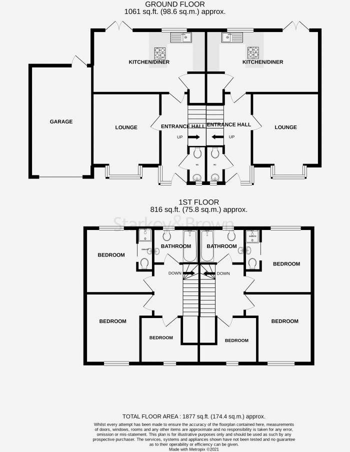 Floorplan for Denby Dale Close, Lakelands, Lincoln
