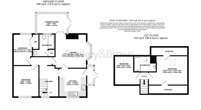 Floorplan for Shortwood Lane, Bullington, Market Rasen