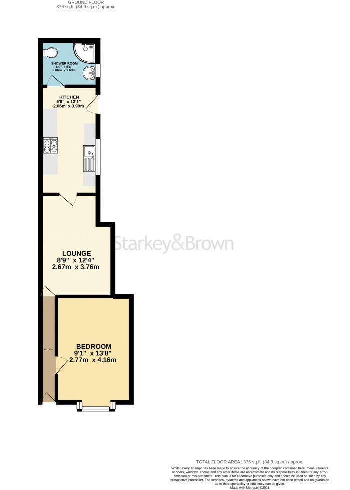 Floorplan for Ashby Road, Scunthorpe