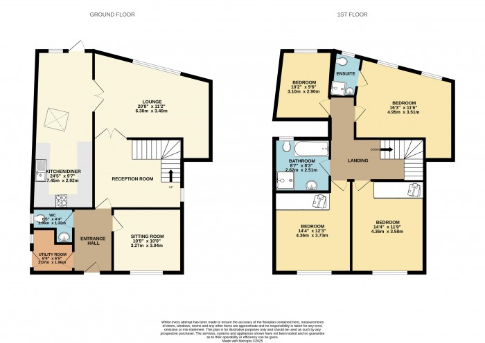Floorplan for Charterhouse Drive, Bottesford