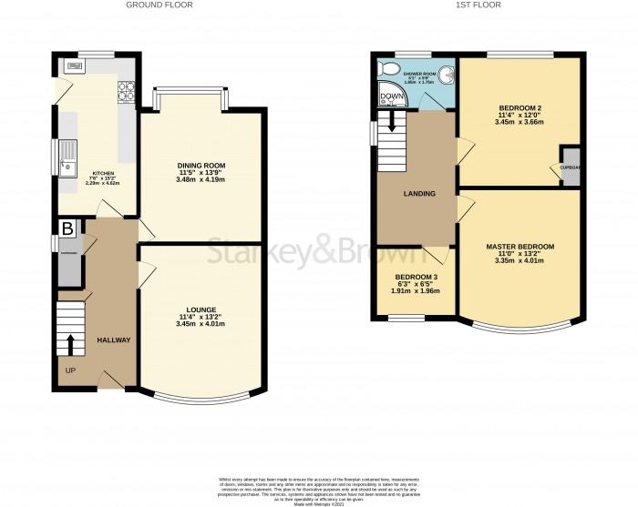 Floorplan for Vicarage Gardens, Scunthorpe