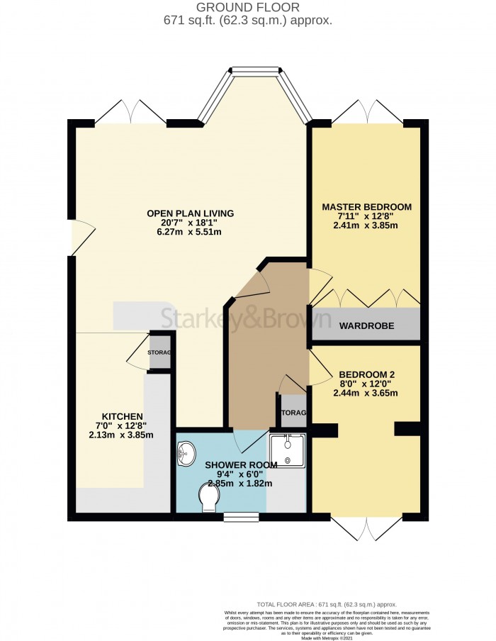 Floorplan for Chichester Road, Bracebridge Heath, Lincoln