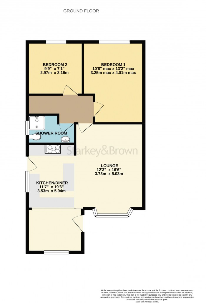 Floorplan for Fern Grove, Cherry Willingham, Lincoln