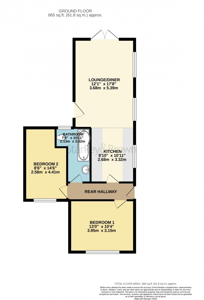 Floorplan for Fern Grove, Cherry Willingham, Lincoln