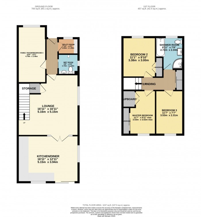 Floorplan for Farrington Crescent, Forest Park, Lincoln