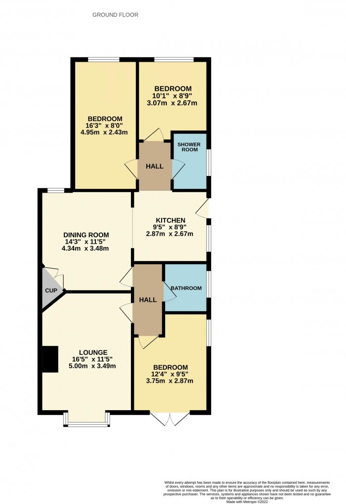 Floorplan for Manor Road, Bottesford