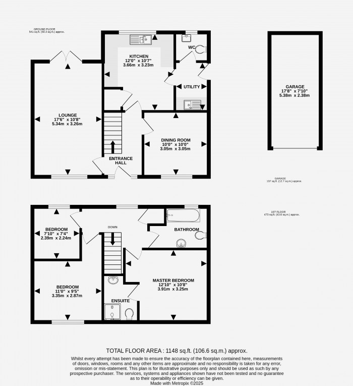 Floorplan for Northfield Rise, Saxilby, Lincoln
