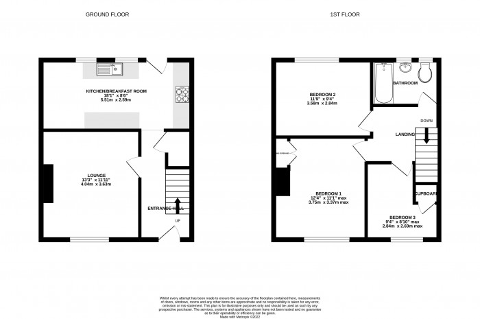 Floorplan for Somervell Road, Scunthorpe