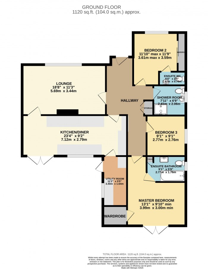 Floorplan for Westwood Drive, Lincoln