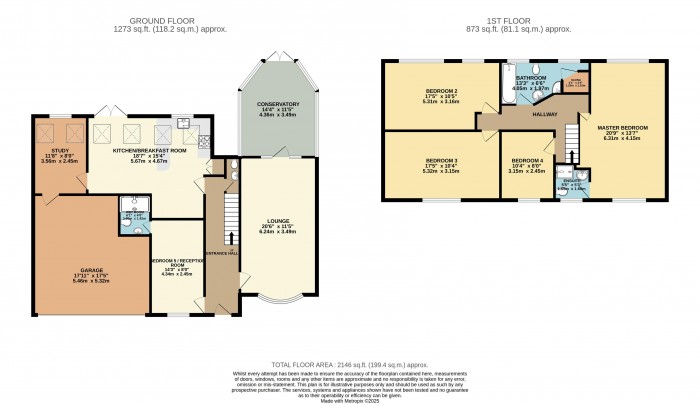 Floorplan for Beech Road, Branston, Lincoln