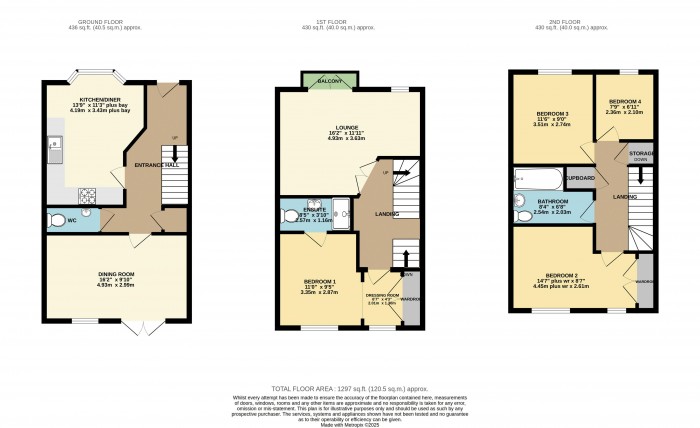 Floorplan for Venables Way, Carlton Boulevard, Lincoln