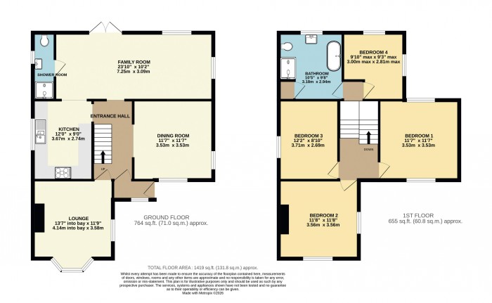 Floorplan for Station Road, Bardney, Lincoln