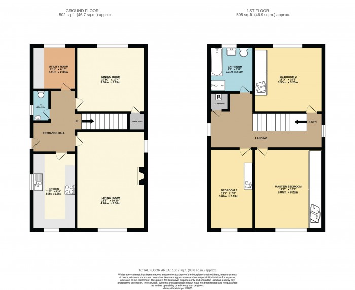 Floorplan for Seabrook Drive, Scunthorpe