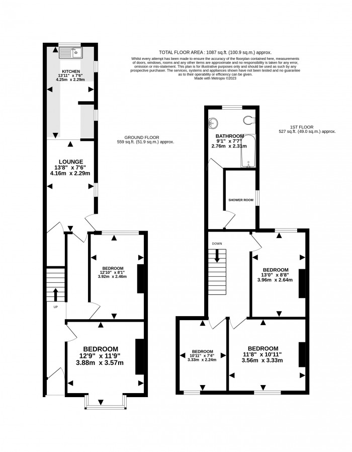 Floorplan for May Crescent, Lincoln