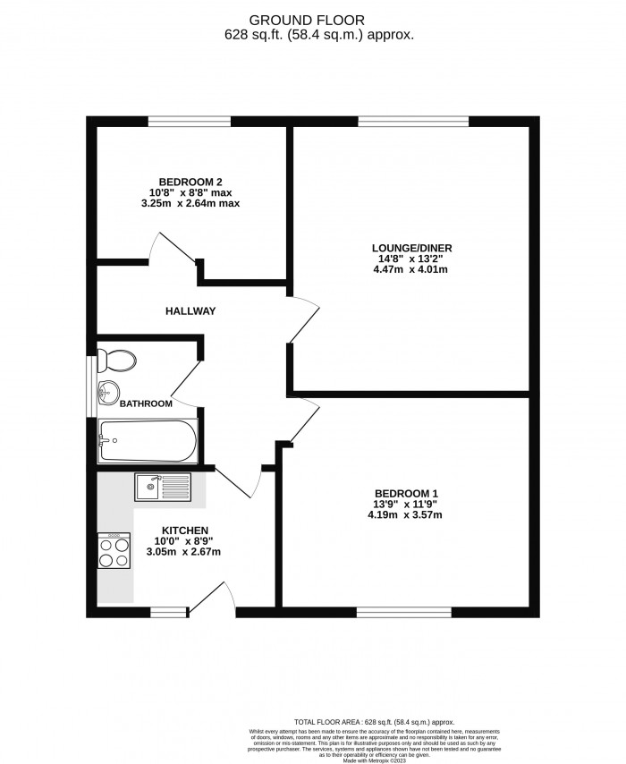 Floorplan for St. Marys Avenue, Welton, Lincoln