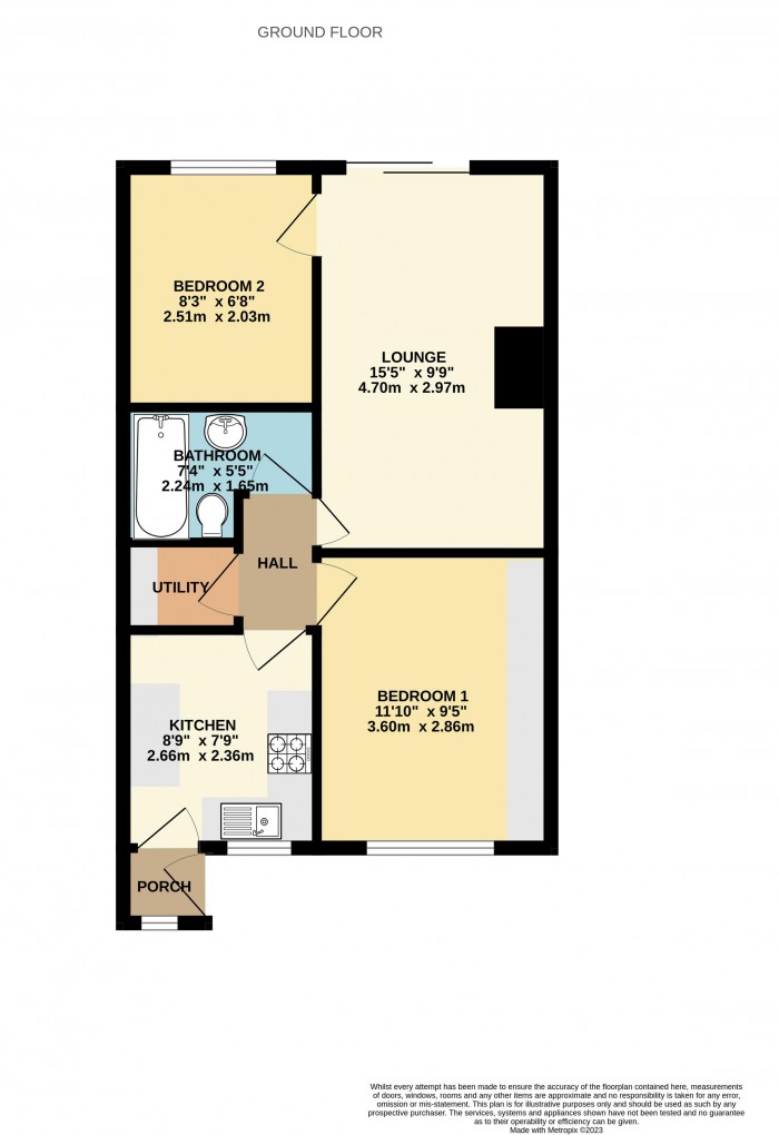 Floorplan for Ashlin Court, Messingham