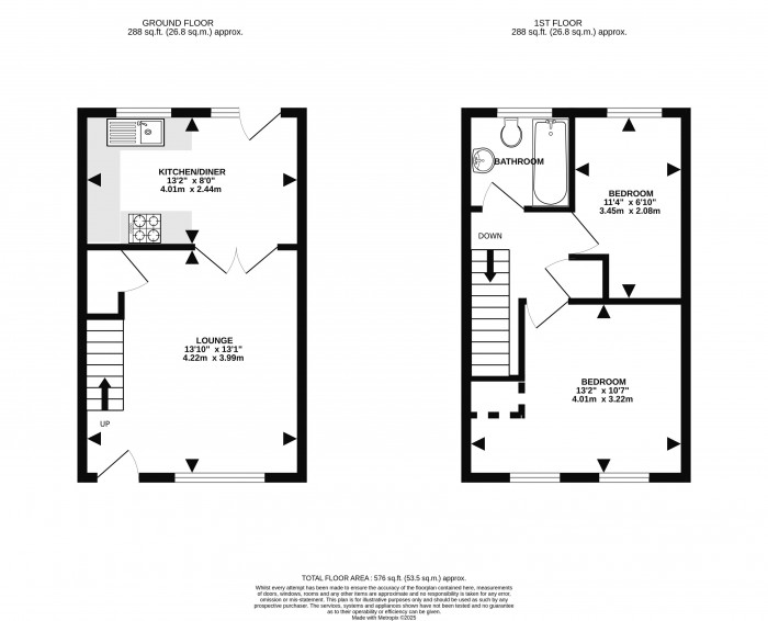 Floorplan for Woodrush Road, Nettleham Fields, Lincoln