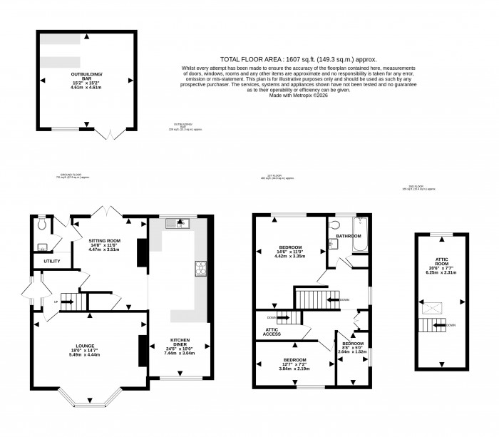 Floorplan for Burton Road, Lincoln