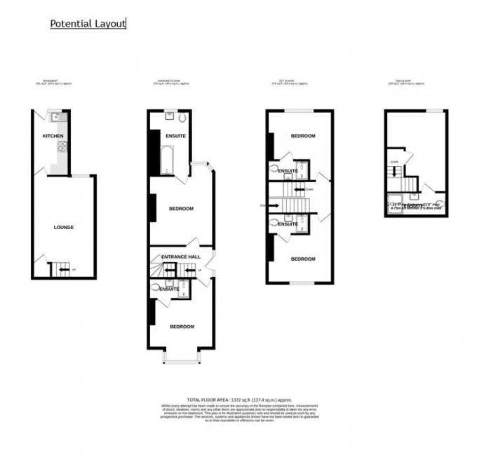 Floorplan for West Parade, West End, Lincoln
