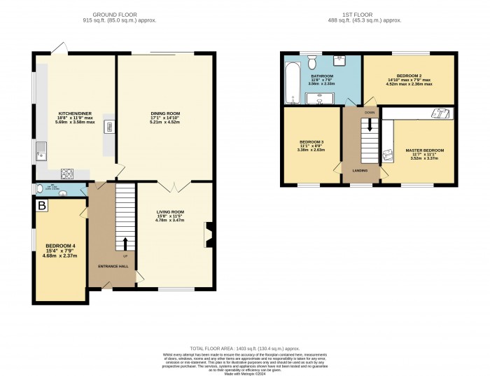 Floorplan for High Street, Scunthorpe