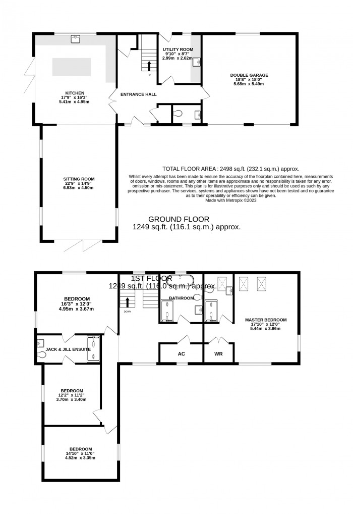 Floorplan for Plot 11, 617 Court, Scampton, Lincoln