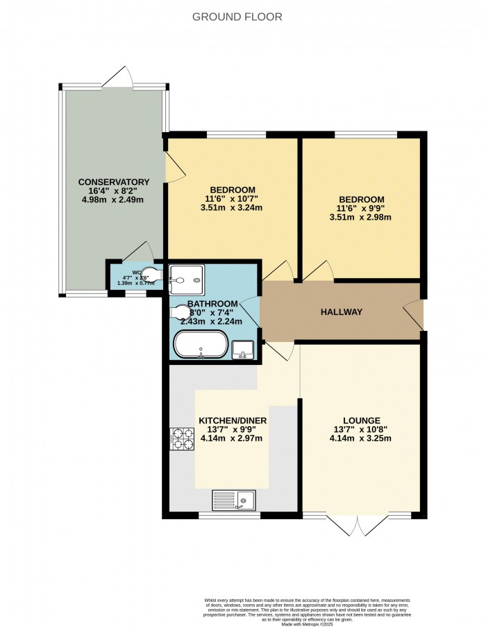 Floorplan for Earlsgate, Winterton