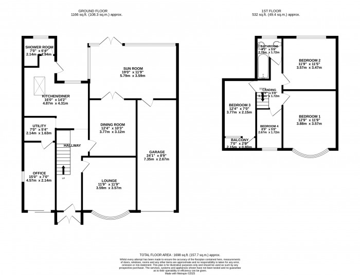 Floorplan for Bunkers Hill, Lincoln