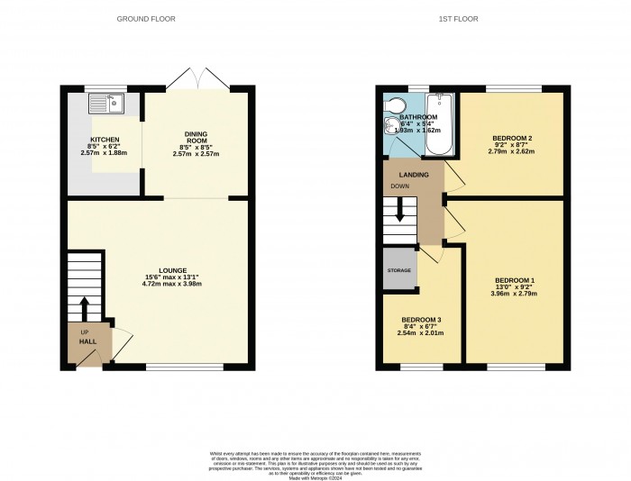 Floorplan for Trinity Court, Broughton