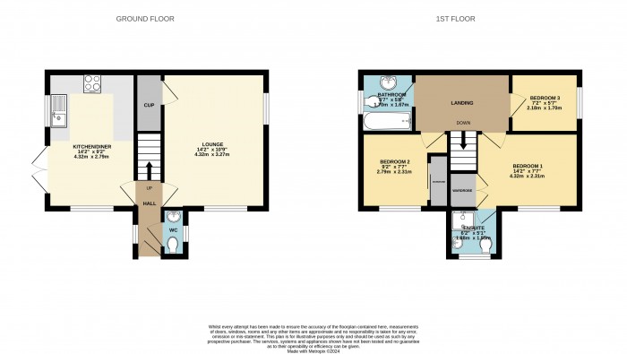 Floorplan for Grange View, Winterton