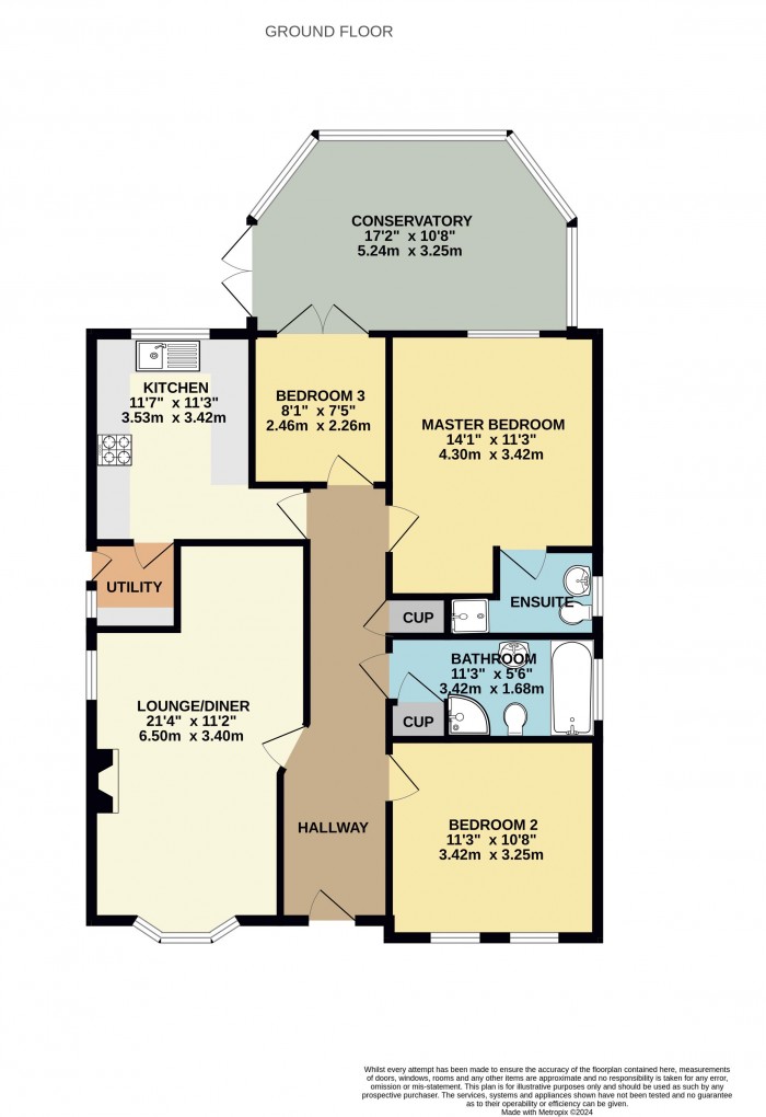 Floorplan for Woodpecker Way, Kirton Lindsey