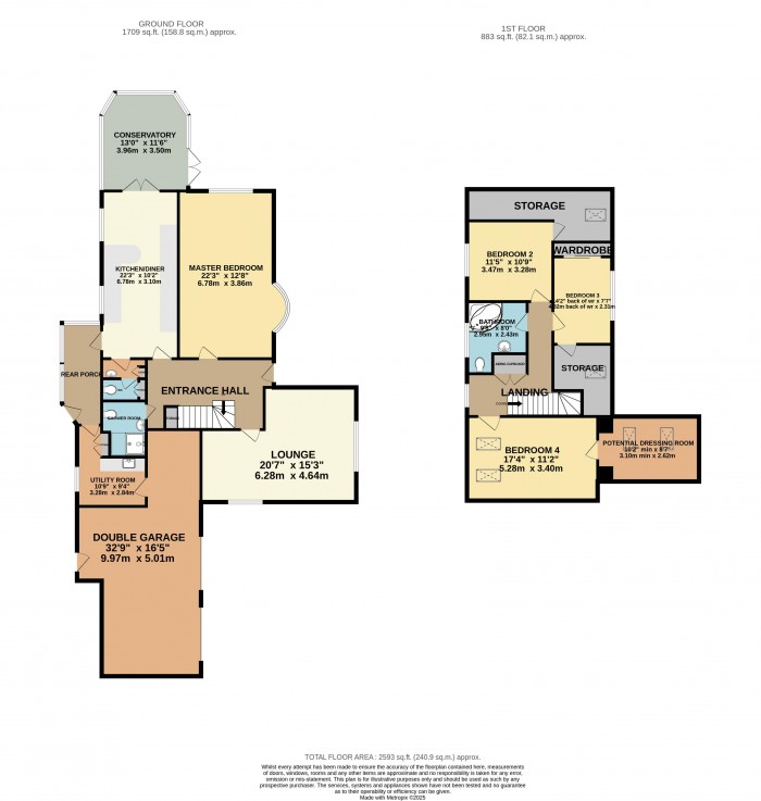 Floorplan for The Splash, Watery Lane, Dunholme, Lincoln