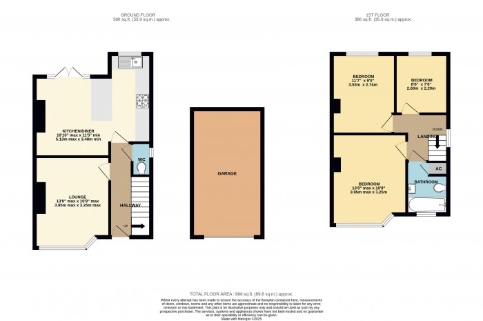 Floorplan for Western Crescent, Lincoln