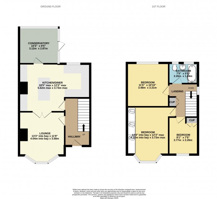Floorplan for Copse Road, Ashby