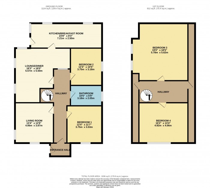 Floorplan for Pottergate Road, Navenby