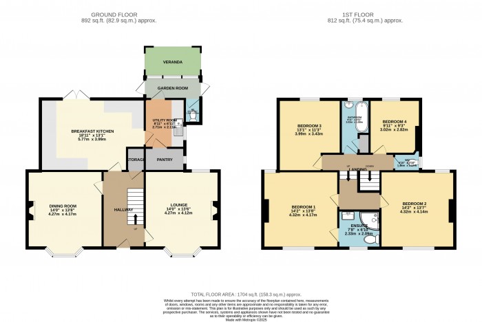 Floorplan for Hamilton Road, Lincoln