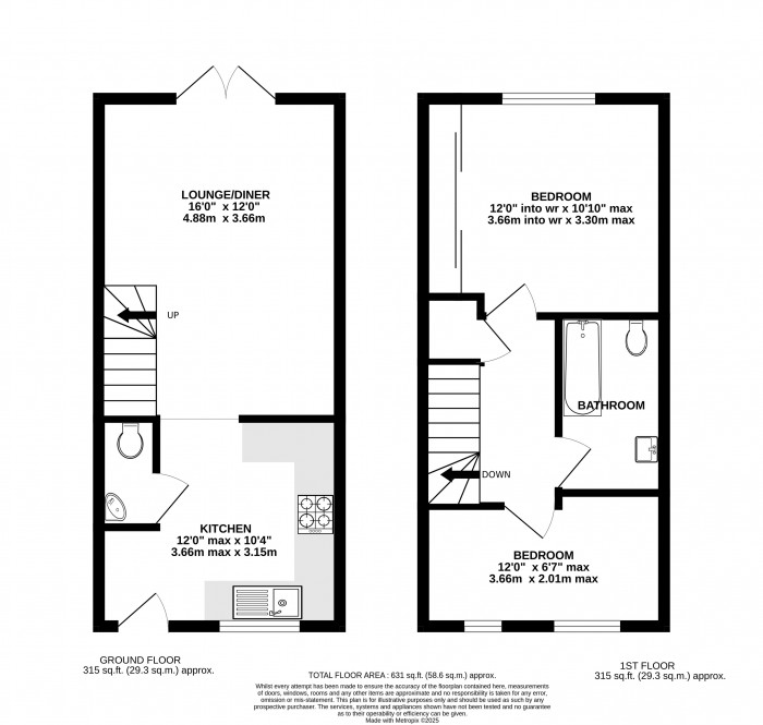 Floorplan for Westbrooke Place, Lincoln