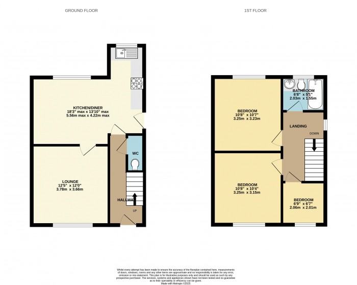 Floorplan for Cottage Beck Road, Scunthorpe