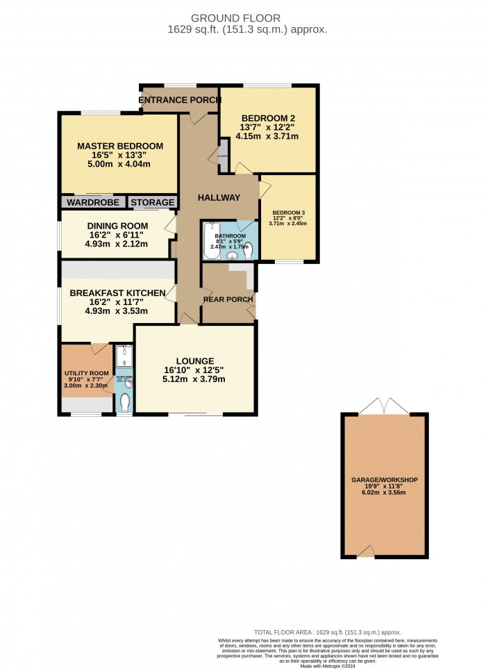 Floorplan for Main Street, Scopwick