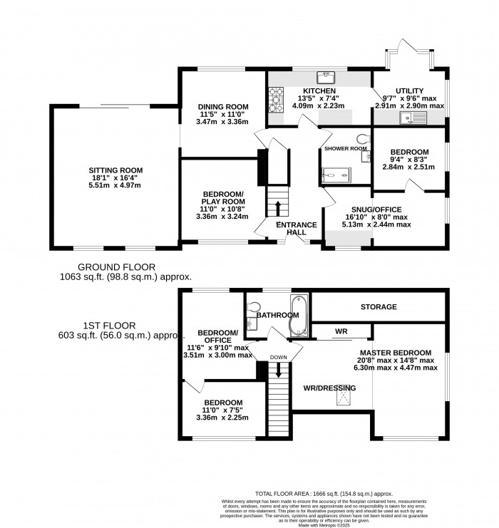 Floorplan for Laburnum Drive, Cherry Willingham, Lincoln