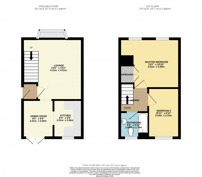 Floorplan for Chedworth Close, Lincoln