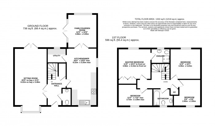 Floorplan for Peacock Avenue, Branston, Lincoln