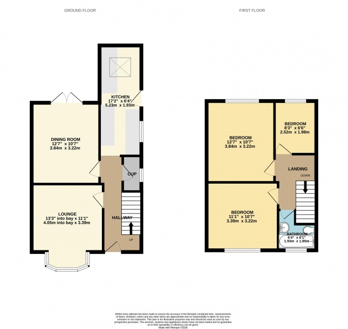 Floorplan for Crosby Avenue, Scunthorpe